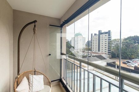 Varanda de apartamento para alugar com 1 quarto, 45m² em Batel, Curitiba