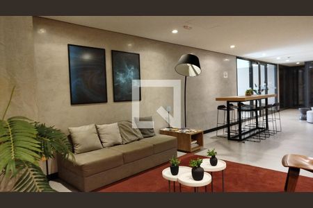 Hall social de kitnet/studio para alugar com 1 quarto, 25m² em Vila Esperança, São Paulo