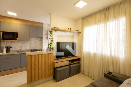 Sala/Cozinha de apartamento à venda com 2 quartos, 36m² em Pedreira, São Paulo