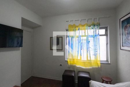 Sala de apartamento para alugar com 1 quarto, 40m² em José Menino, Santos