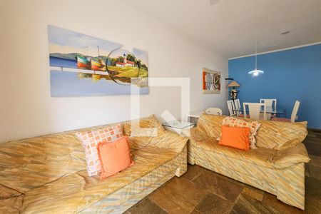 Sala de apartamento para alugar com 3 quartos, 100m² em Jardim Tres Marias, Guarujá