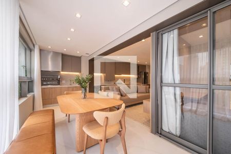 Sala - Varanda de apartamento para alugar com 2 quartos, 81m² em Brooklin, São Paulo