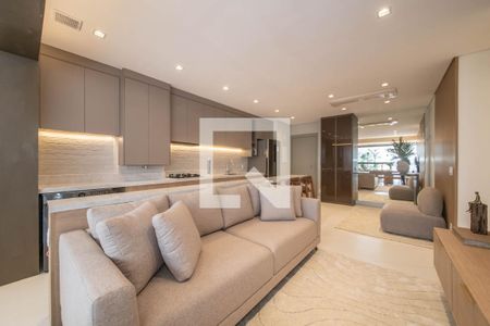 Sala de apartamento para alugar com 2 quartos, 81m² em Brooklin, São Paulo