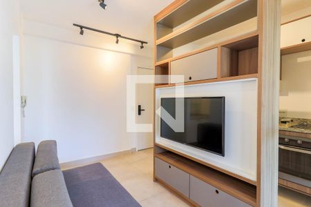Sala de apartamento para alugar com 1 quarto, 35m² em Santo Amaro, São Paulo