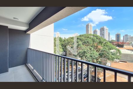 Varanda de apartamento à venda com 1 quarto, 32m² em Pompeia, São Paulo