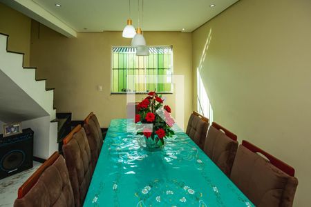 Sala de Jantar de casa à venda com 3 quartos, 180m² em Copacabana, Belo Horizonte