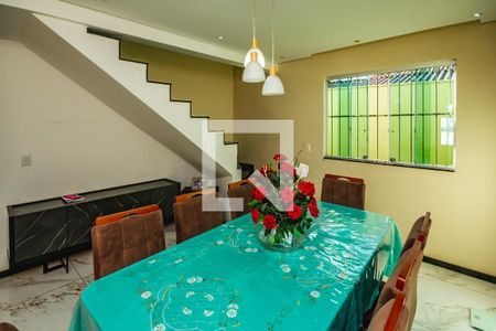 Sala de Jantar de casa à venda com 3 quartos, 180m² em Copacabana, Belo Horizonte