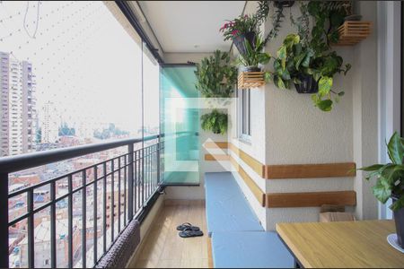 Varanda da Sala de apartamento à venda com 2 quartos, 70m² em Jardim Parque Morumbi, São Paulo