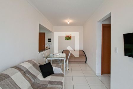 Sala de apartamento para alugar com 2 quartos, 77m² em Aviação, Praia Grande