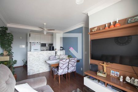 Sala de apartamento à venda com 3 quartos, 68m² em Parque Novo Mundo, São Paulo