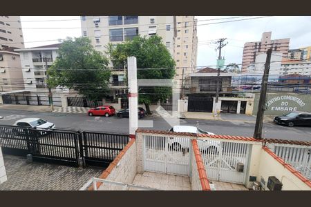 Vista da Sala de casa para alugar com 4 quartos, 224m² em Embaré, Santos