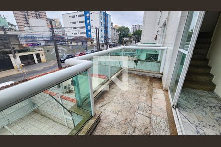 Varanda da Sala de casa para alugar com 4 quartos, 224m² em Embaré, Santos