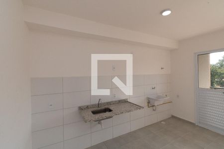 Cozinha e Área de Serviço de apartamento para alugar com 2 quartos, 51m² em Jardim Nova Alvorada, Hortolândia