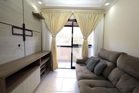 Sala de apartamento para alugar com 3 quartos, 70m² em Vila Valparaíso, Santo André