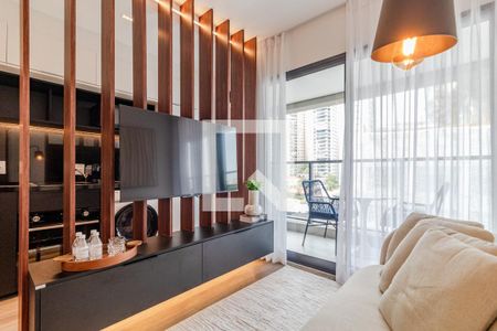Sala de apartamento à venda com 1 quarto, 41m² em Jardins, São Paulo