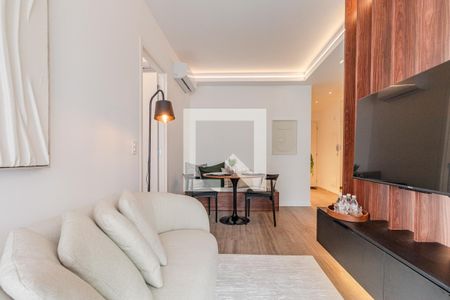 Sala de apartamento à venda com 1 quarto, 41m² em Jardins, São Paulo