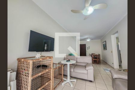 Detalhe Sala de apartamento para alugar com 2 quartos, 92m² em Embaré, Santos