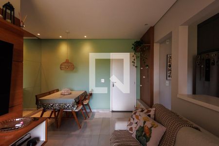 Sala de apartamento para alugar com 2 quartos, 55m² em Independência, Taubaté
