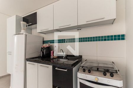 Cozinha de kitnet/studio à venda com 1 quarto, 40m² em República, São Paulo