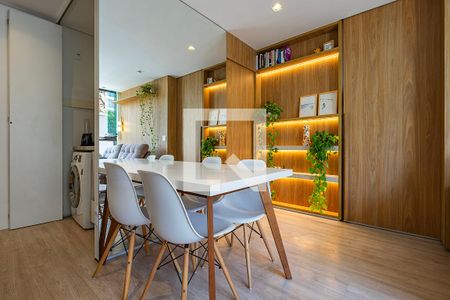 Sala/Cozinha de kitnet/studio à venda com 1 quarto, 42m² em Pinheiros, São Paulo
