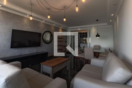 Sala de apartamento para alugar com 3 quartos, 144m² em Gonzaga, Santos