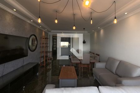 Sala de apartamento para alugar com 3 quartos, 144m² em Gonzaga, Santos