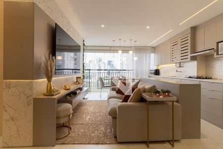 Sala de apartamento à venda com 3 quartos, 72m² em Ipiranga, São Paulo