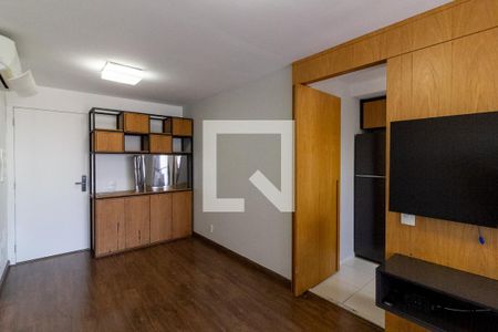 Sala de apartamento à venda com 1 quarto, 49m² em Campo Belo, São Paulo