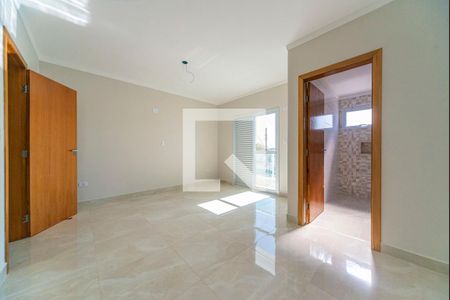 Suíte 1 de casa à venda com 3 quartos, 190m² em Vila Scarpelli, Santo André