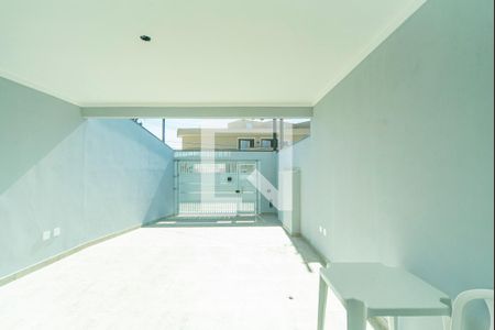 Vista da Sala de casa à venda com 3 quartos, 190m² em Vila Scarpelli, Santo André