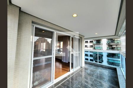 Varanda da Sala de apartamento à venda com 3 quartos, 190m² em Indianópolis, São Paulo