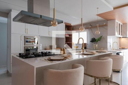 Cozinha de apartamento à venda com 4 quartos, 160m² em Vila Dom Pedro I, São Paulo