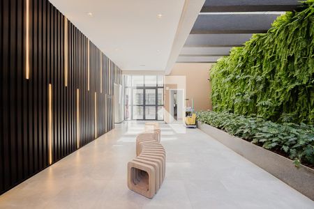Hall social de kitnet/studio à venda com 1 quarto, 29m² em Pinheiros, São Paulo