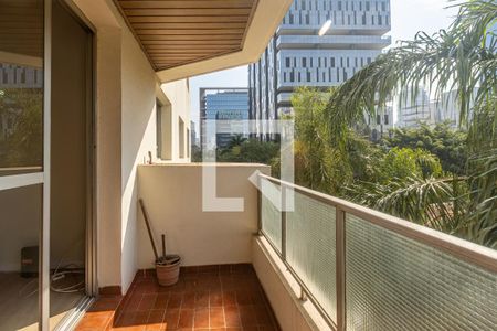 Varanda da Sala de apartamento para alugar com 3 quartos, 95m² em Itaim Bibi, São Paulo
