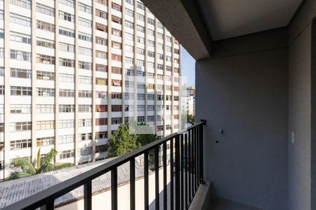 Varanda de kitnet/studio para alugar com 1 quarto, 25m² em Vila Buarque, São Paulo