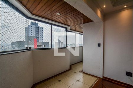 Varanda da Sala de apartamento à venda com 3 quartos, 140m² em Vila Curuçá, Santo André