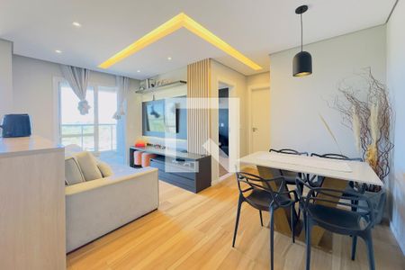 Sala de apartamento para alugar com 2 quartos, 65m² em Vila Branca, Jacareí