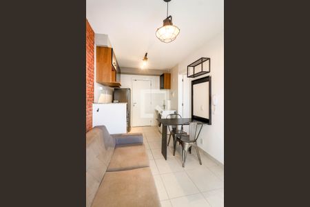 Sala de apartamento para alugar com 1 quarto, 28m² em Jardim Caravelas, São Paulo