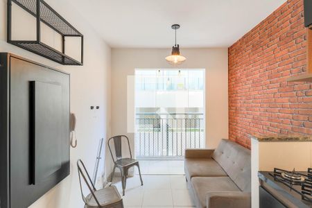 Sala de apartamento para alugar com 1 quarto, 28m² em Jardim Caravelas, São Paulo