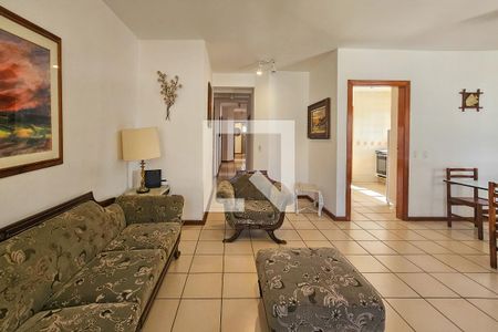 Sala de apartamento para alugar com 3 quartos, 121m² em Vila Alzira, Guarujá