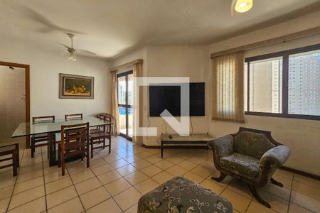 Sala de apartamento para alugar com 3 quartos, 121m² em Vila Alzira, Guarujá