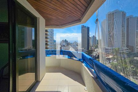 Varanda de apartamento para alugar com 3 quartos, 121m² em Vila Alzira, Guarujá