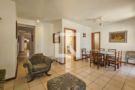 Sala de apartamento para alugar com 3 quartos, 121m² em Vila Alzira, Guarujá