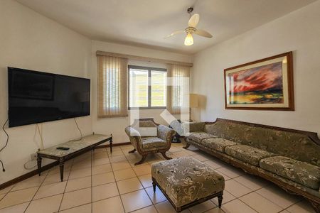 Sala de apartamento para alugar com 3 quartos, 121m² em Vila Alzira, Guarujá