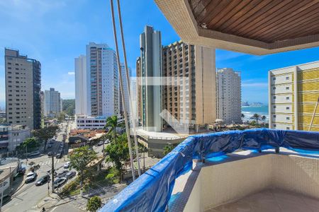 Varanda de apartamento para alugar com 3 quartos, 121m² em Vila Alzira, Guarujá