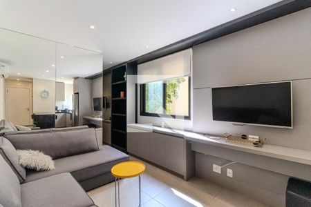 Sala de kitnet/studio para alugar com 1 quarto, 46m² em Santa Cecilia, São Paulo