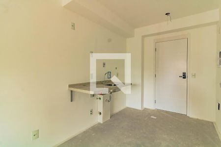 Sala/Cozinha de apartamento à venda com 1 quarto, 38m² em Vila Clementino, São Paulo