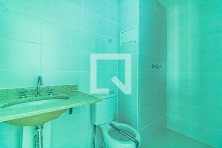 Banheiro de kitnet/studio à venda com 1 quarto, 25m² em Vila Clementino, São Paulo