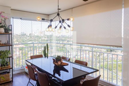 Varanda da Sala de apartamento à venda com 3 quartos, 79m² em Vila Anastácio, São Paulo