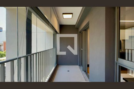 Varanda de kitnet/studio para alugar com 1 quarto, 31m² em Cerqueira César, São Paulo